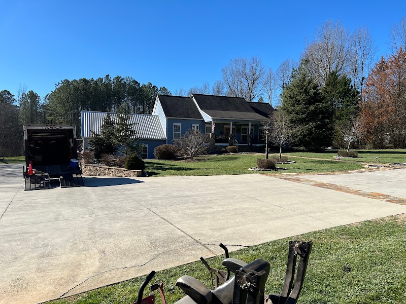 Completed landscaping project by Pena Lawn Services